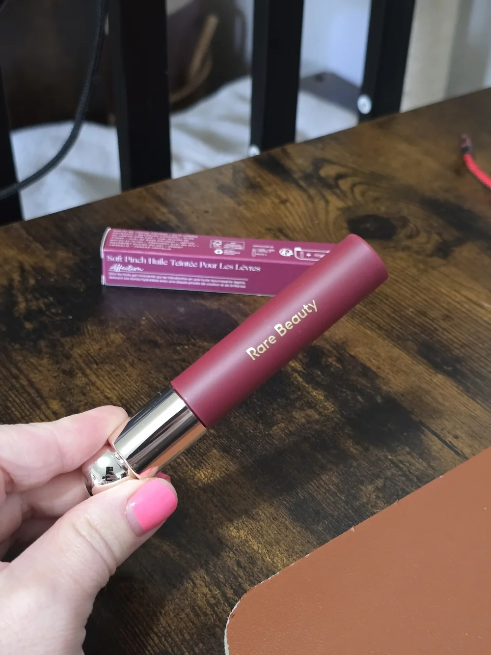 Rare Beauty Soft Pinch Tinted Lip Oil — Affection (Deep Berry)